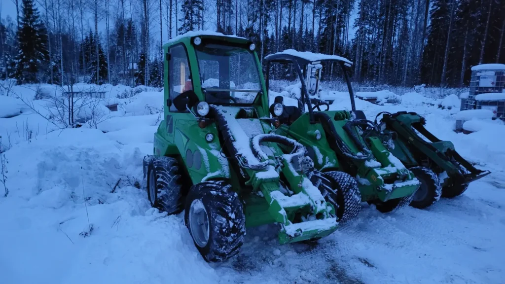 Kalustomme talvisessa ymparistossa